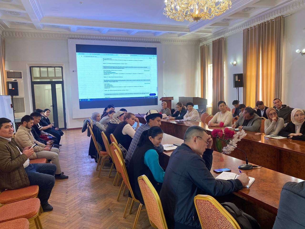 Аспирантура жана докторантура бөлүмүндө коррупциянын бардык түрлөрү менен күрөшүү жана илимий этиканы бекемдөө иш чарасы өткөрүлдү