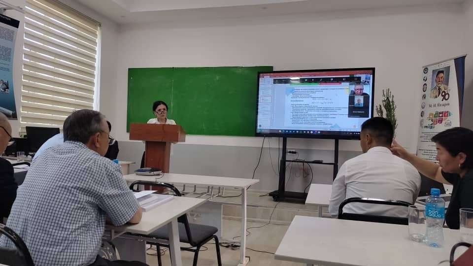 ОшМУда PhD докторанттардын алдын ала коргоолору өткөрүлүүдө